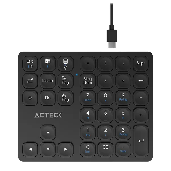 TECLADO ACTECK NUMRICO MULTIDI INSPIRE PAD PRO TN480 /