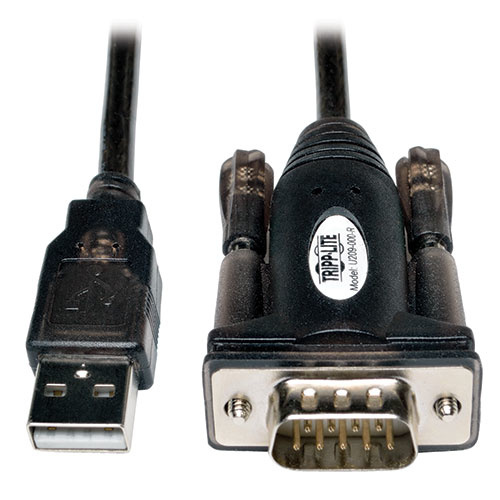 USB-A TO RS232 -DB9-SERIAL ADAPTER CABLE - M/M- 5 FT. 1.52 M