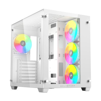 GABINETE GAMER MEDIA TORRE TANK PRO GM930 MAX MB ATX BLANCO