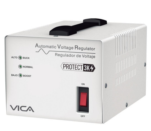 VICA PROTECT 3K REGULADOR DE VOLTAJE 3000VA/1800W 4 TOMAS