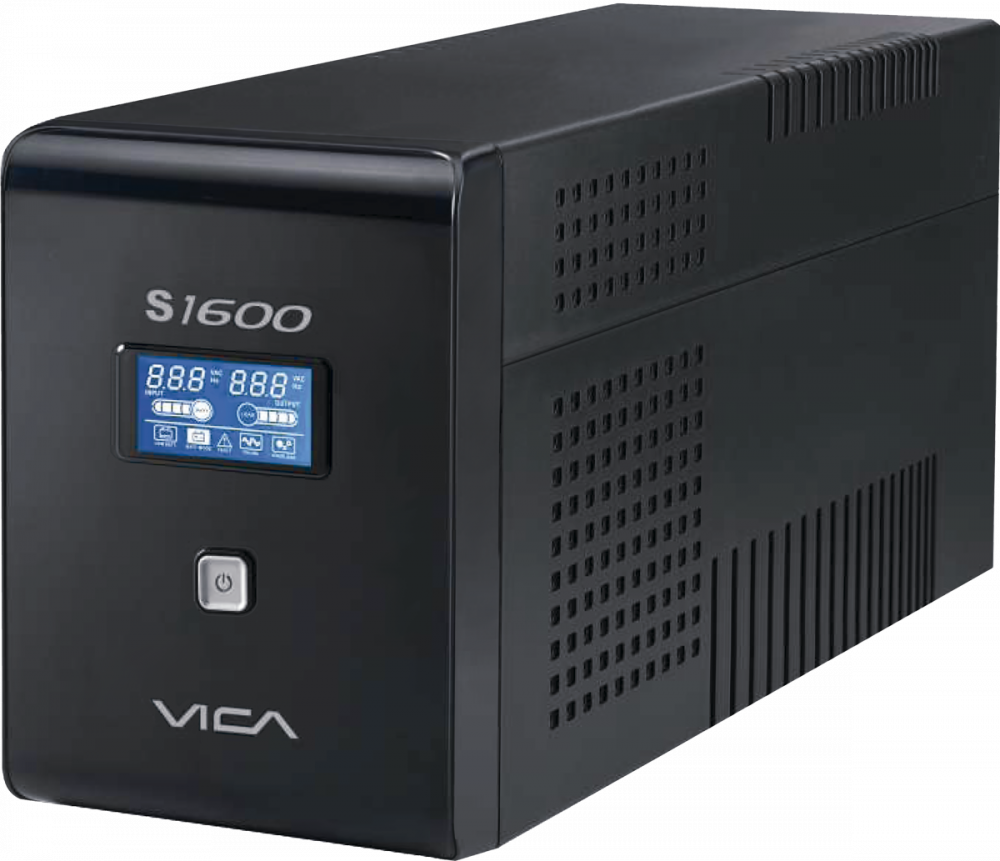 VICA S1600 NOBREAK 1600VA/900W PANTALLA LCD 10 TOMAS SW MONITOREO