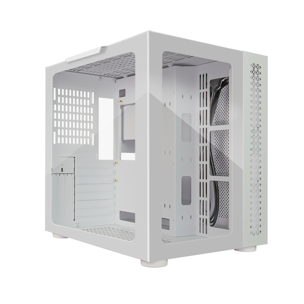 GABINETE GAME FACTOR CSG700 ATX FISHTANK  DOBLE CRISTAL  USB 3.0 S