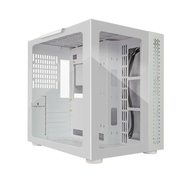 GABINETE GAME FACTOR CSG700 ATX FISHTANK  DOBLE CRISTAL  USB 3.0 S