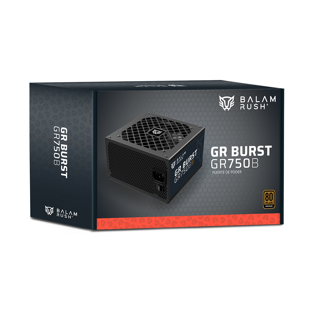 FUENTE DE PODER BALAM RUSH GR BURST GR750B ATX 750W / 80 PLUS