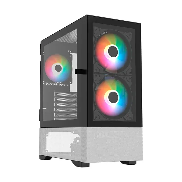 GABINETE GAMER BALAM RUSH MEDIA TORRE NITROX AIRCOOL 5500 ABW / MA