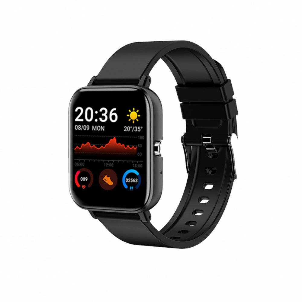 SMARTWATCH STYLOS SW2 TOUCH/ BT 4.0 /PODOMETRO/CORREA METALICA/NEG