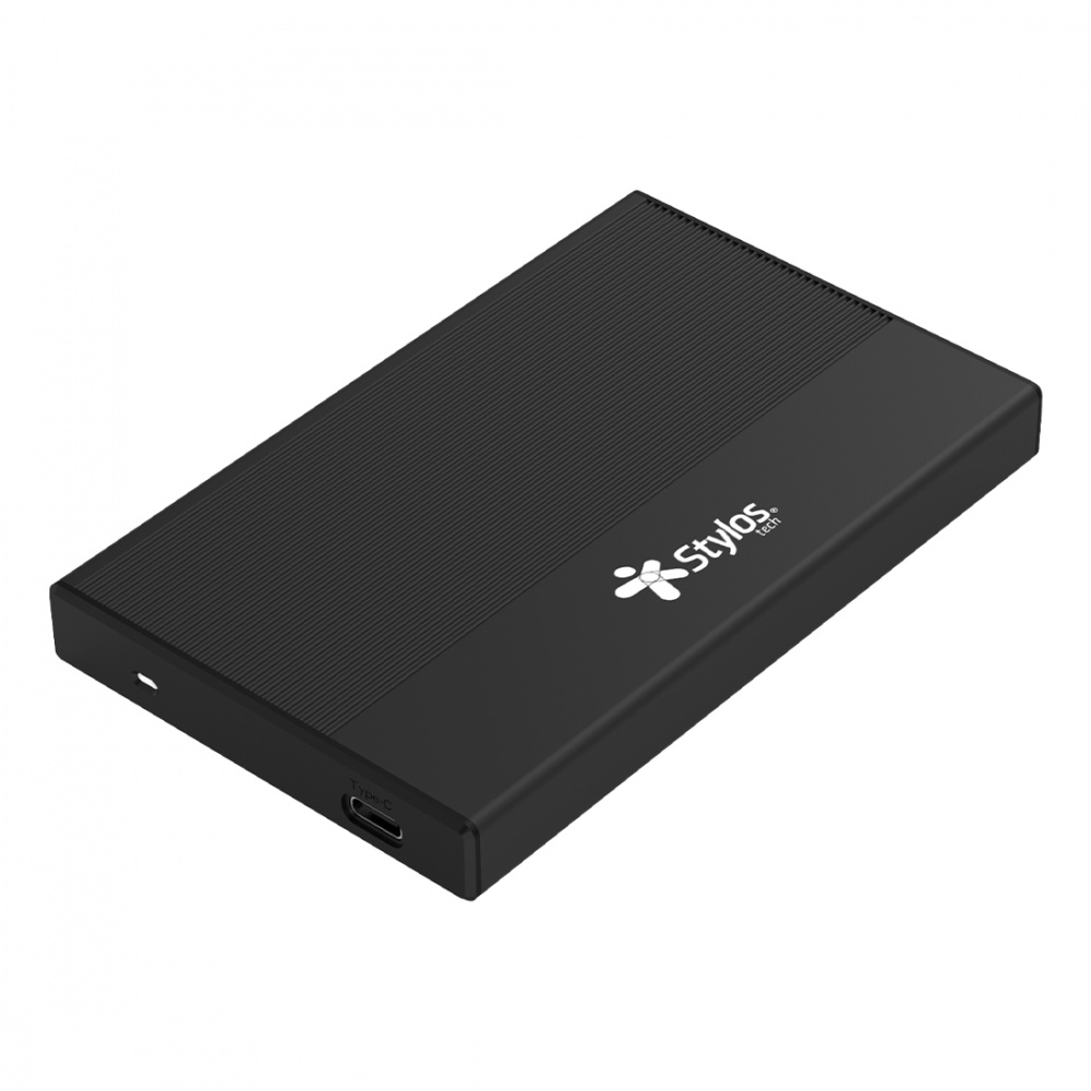 ENCLOSURE STYLOS 2.5 PARA SSD / HDD / INTERFAZ TIPO C/ ALUMINIO /