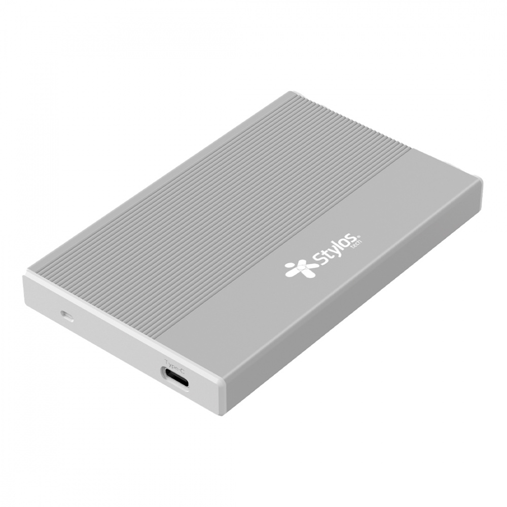 ENCLOSURE STYLOS 2.5 PARA SSD / HDD / INTERFAZ TIPO C/ ALUMINIO /