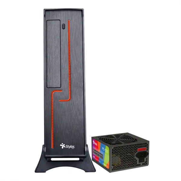 GABINETE STYLOS KEELAN SLIM ITX / USB 2X1.0- 1X3.0/ CON FUENTE DE