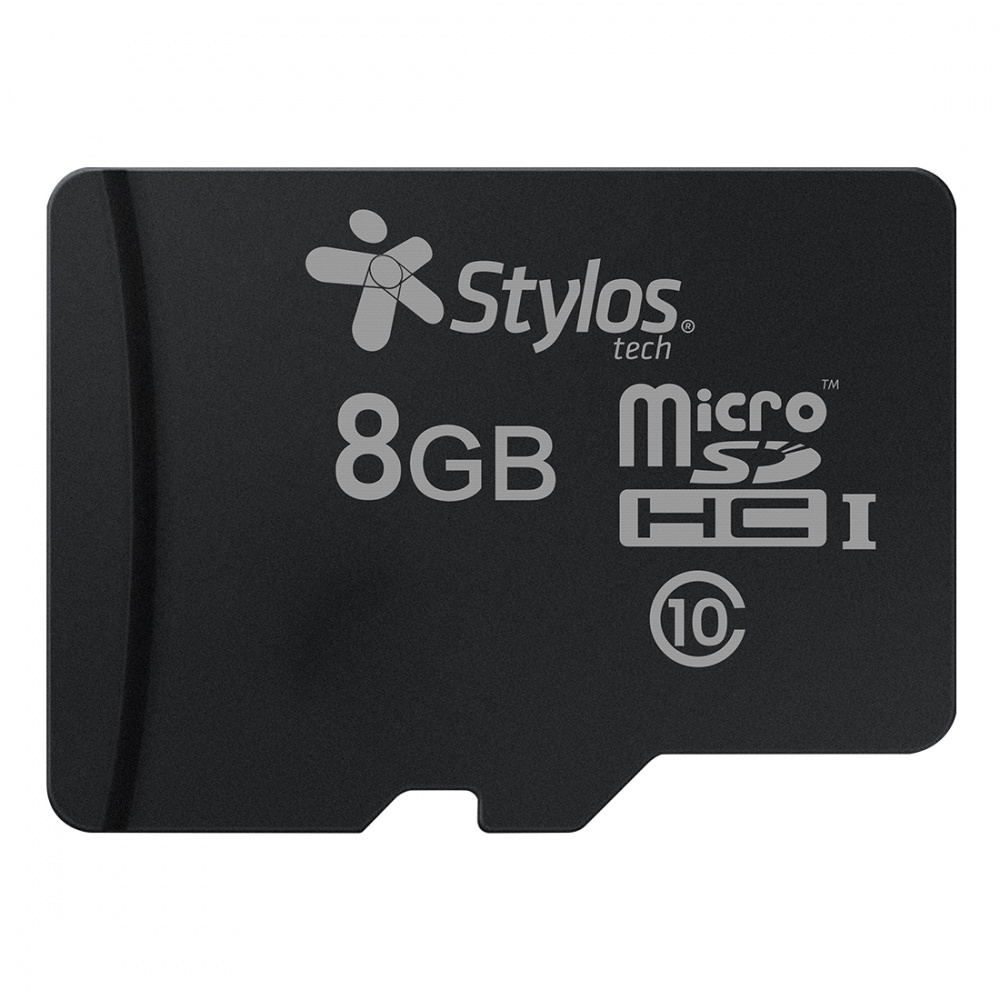 MEMORIA STYLOS MICRO SD 8GB S/A CLASE 10 APRUEBA DE GOLPES