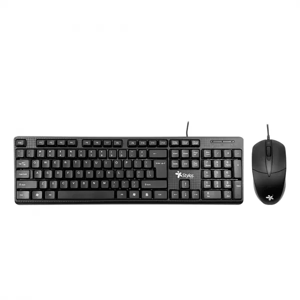 KIT TECLADO Y MOUSE ALAMBRICO ESPAOL MULTIMEDIA 105 TECLAS