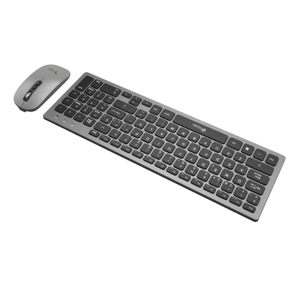 KIT MOUSE Y TECLADO ALAMBRICO RECARGABLE STYLOS/ USB NANO2.4 GHZ