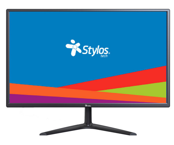 MONITOR STYLOS 19 STYLOS SMOT3 PANEL PLANO LED HD 60HZ 5MS 1XVGA +
