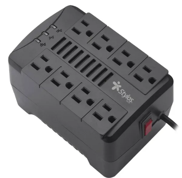 REGULADOR STYLOS 480W RE480 8 CONTACTOS/ENTRADA120VC/SALIDA 100
