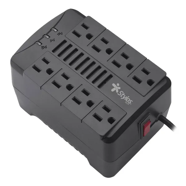 REGULADOR STYLOS 650W  RE650 8 CONTACTOS/ENTRADA120VC/SALIDA 100