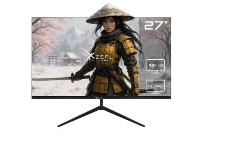 MONITOR GAMER XZEAL 27 XST-590 -1 PANEL PLANO /FHD/100HZ/5MS /NEGR