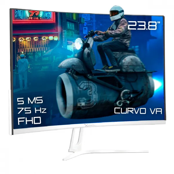 MONITOR XZEAL 23.8 XZEAL XST-5 PANEL CURVO VA FHD 75HZ 5MS 1XVGA +