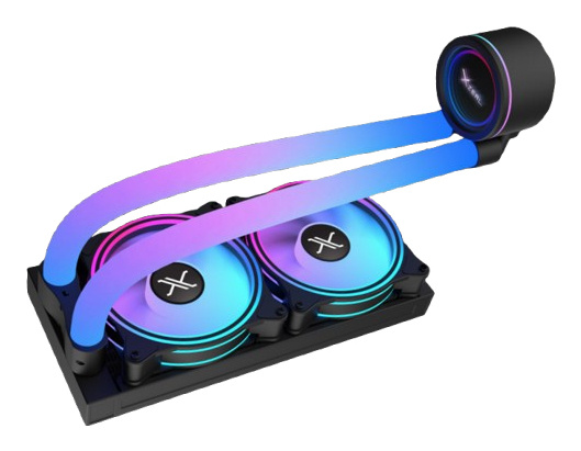 ENFRIAMIENTO LIQUIDO XZEAL VOST OK AR240 / 240MM/ARGB/AMD-INTEL/NEG