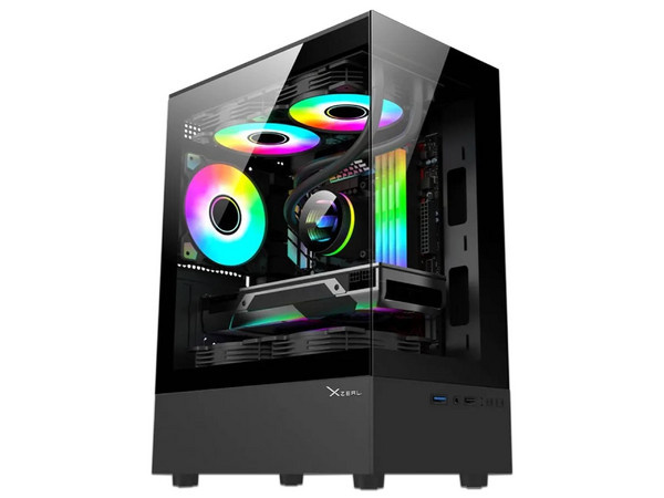 GABINETE GAMER XZEAL X-ZYNERGY M-ATX / ITX /USB 1X3.0 / 1X1.0 / RG