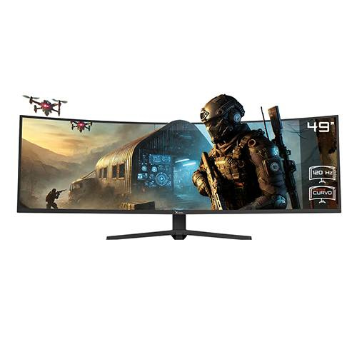 MONITOR GAMER XZEAL 49  XZ4900 - PANEL CURVO/120HZ/1MS /HDMI/DP/N