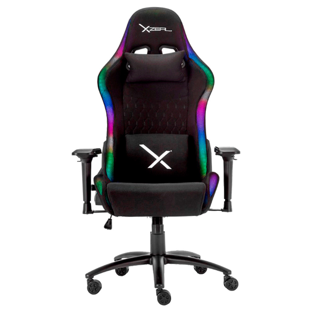 SILLA GAMER XZEAL RGB XZ15 NEGR O SOPORTE LUMBAR/SUPERIOR