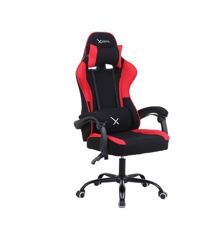 SILLA GAMER XZEAL XZ20 ROJO TEL A/165GRADOS/SOPORTE LUMBAR/SUPERIOR
