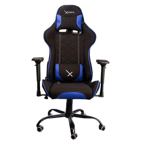 SILLA GAMER XZEAL XZ25 AZUL TEL A/180 GRADOS/SOPORTE LUMBAR/SUPER