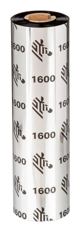 1 ROLLO WAX RIBBON 156MMX450M 6.14INX14 600 ECONOMY 25MM 1IN CORE