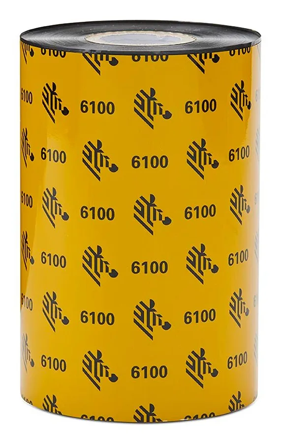 ZEBRA RIBBON CERA RESINA 60MMX4 2.36INX1476FT 6100 ULTIMAS PIEZAS