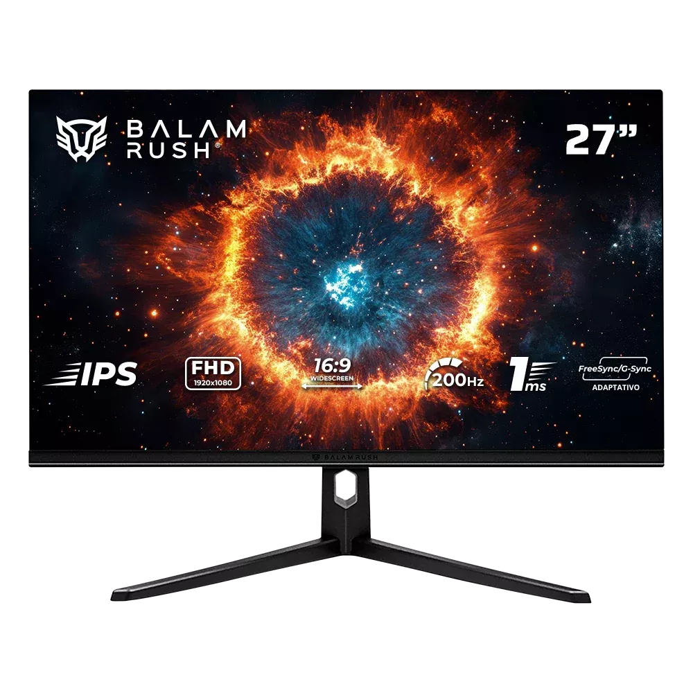 MONITOR GAMER BALAM RUSH PLANO 27 IPS FAST / HYPER NOVA MHN27Y /