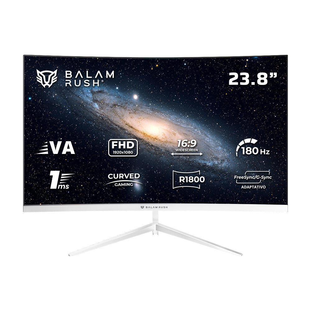 MONITOR GAMER BALAM RUSH CURVO 23.8 VA / ANDROMEDA MAG24Y / FHD R