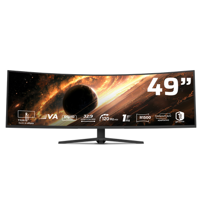 MONITOR GAMER 49 VA COSMOS TITAN MCT49X / 5K WUHD  NEGRO