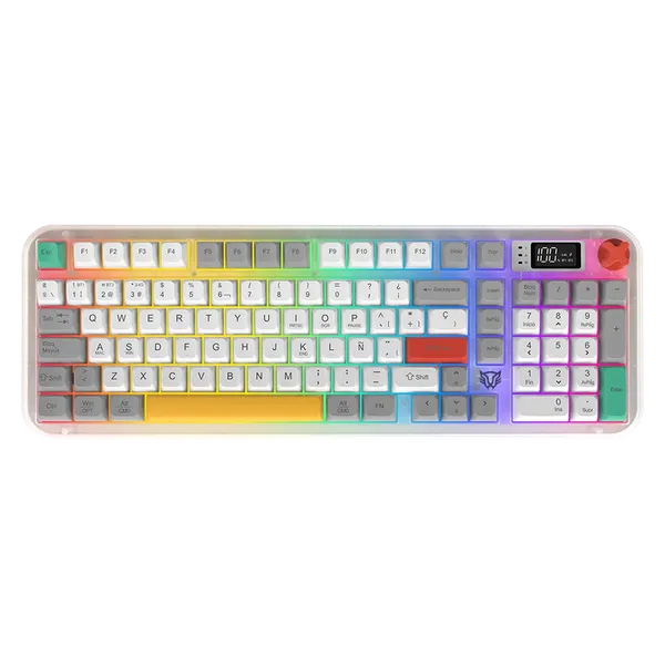 TECLADO GAMER INALAMBRICO WARST FROST KG500FI / MEMBRANA 96 / 98 T