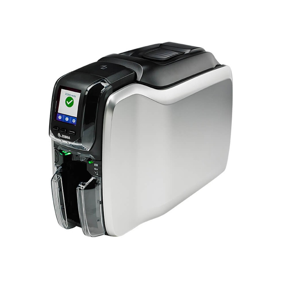 ZEBRA QUICK CARD BUNDLE ZC300 SINGLE SIDE SOFTWARE 200 PVC CARD