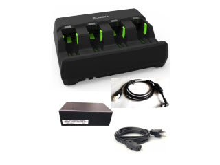 ZEBRA KIT CARGADOR DE BATERIAS LI3678/DS3678 C/FUENTE Y CABLES