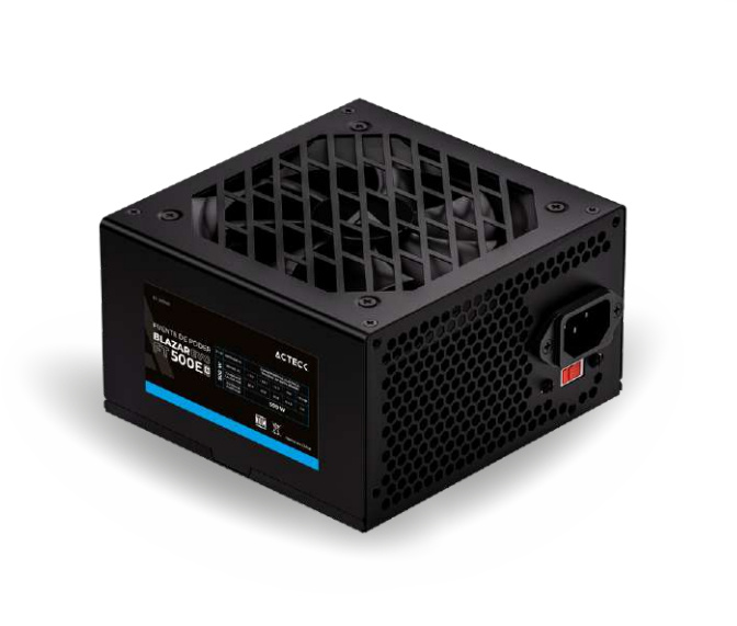FUENTE DE PODER ACTECK ATX BLAZAR EVO FT500E / 500W / 1XATX 20