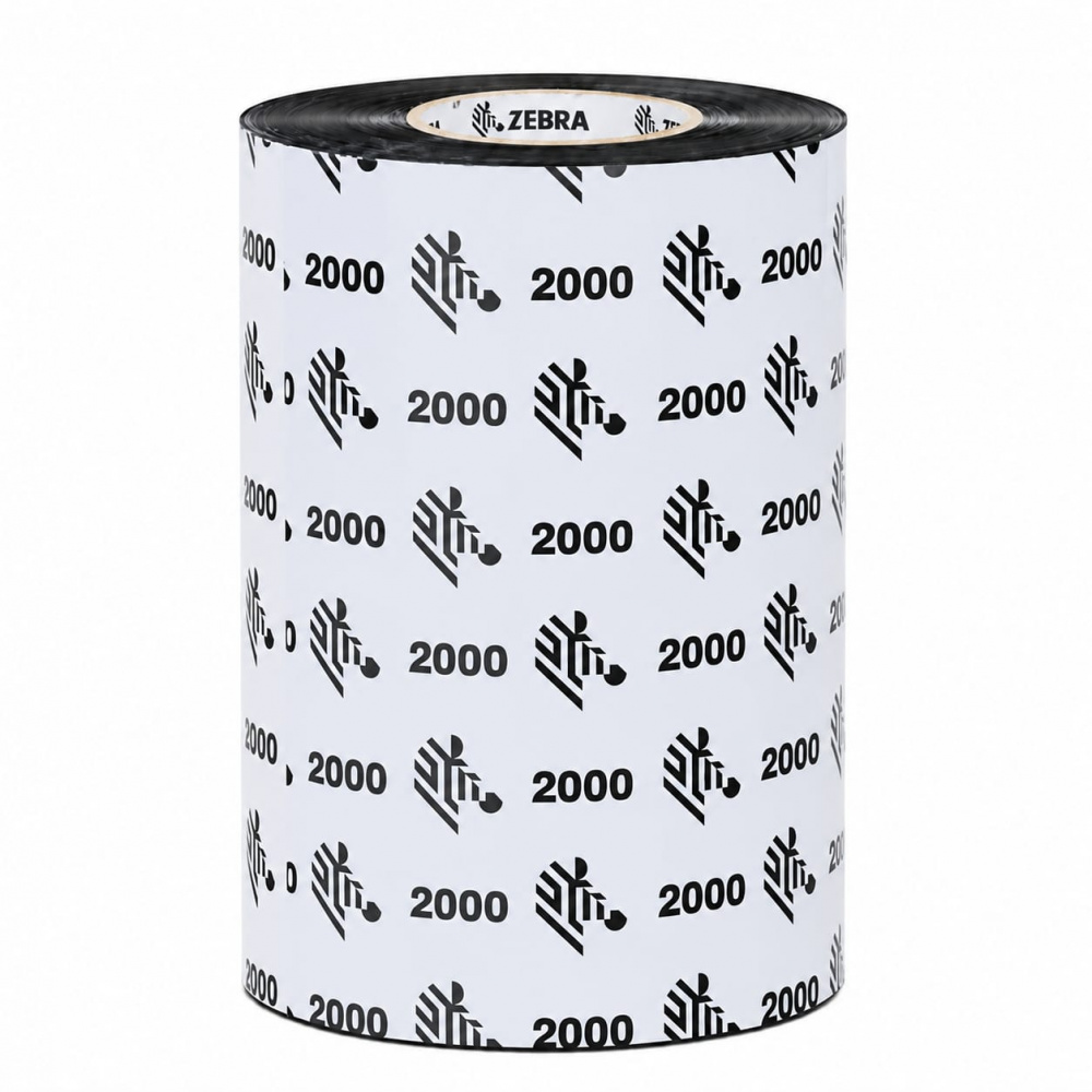 1 ROLLO WAX RIBBON 110MMX300M 4.33INX98 2000 STANDARD 25MM 1IN CO