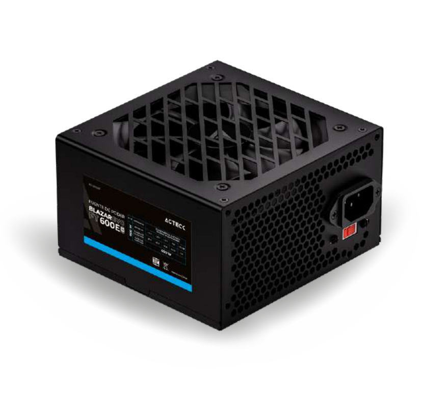 FUENTE DE PODER ACTECK ATX BLAZAR EVO FT600E / 600W / 1XATX 20