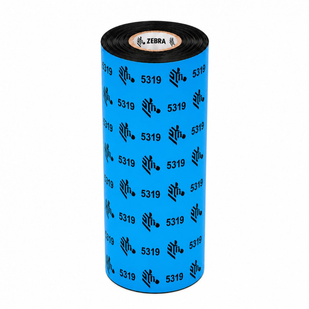 WAX RIBBON 64MMX74M 2.52INX242F T 5319 PERFORMANCE 12MM 0.5IN CORE