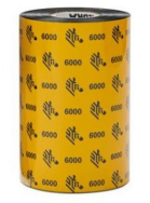 1 ROLLO WAX RIBBON 60MMX450M 2.36INX147 6FT 6000 WAX 25MM 1IN CO