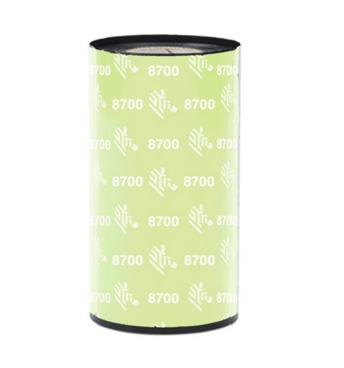 1 ROLLO RESIN RIBBON 8700 433IN X 243FT 110MM X 74M 05IN CORE