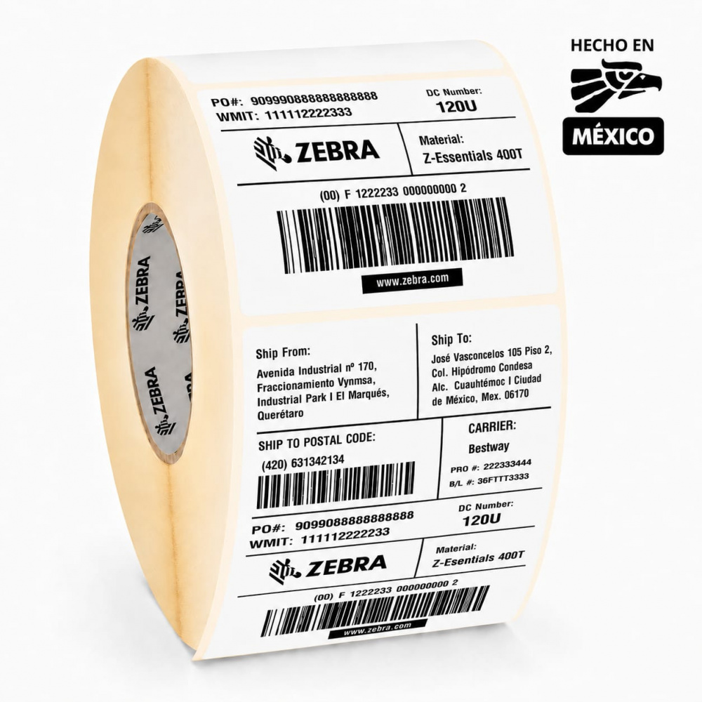 LABEL PAPER 4X6IN 1016X1524MM T T Z-ESSENTIALS 400T COATED PERMANEN