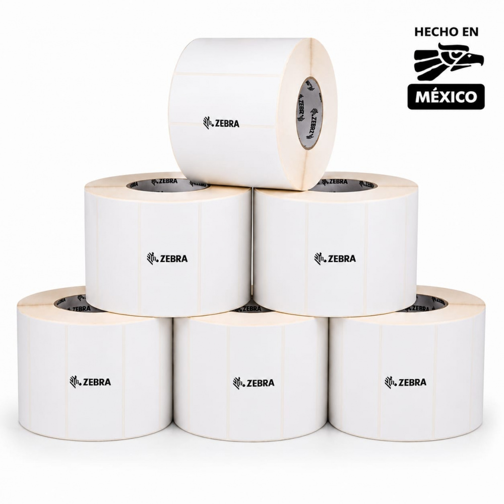 LABEL PAPER 2X1IN DTZ-PERFORM 1450D COATED PERMANENT RUBBER HOTM