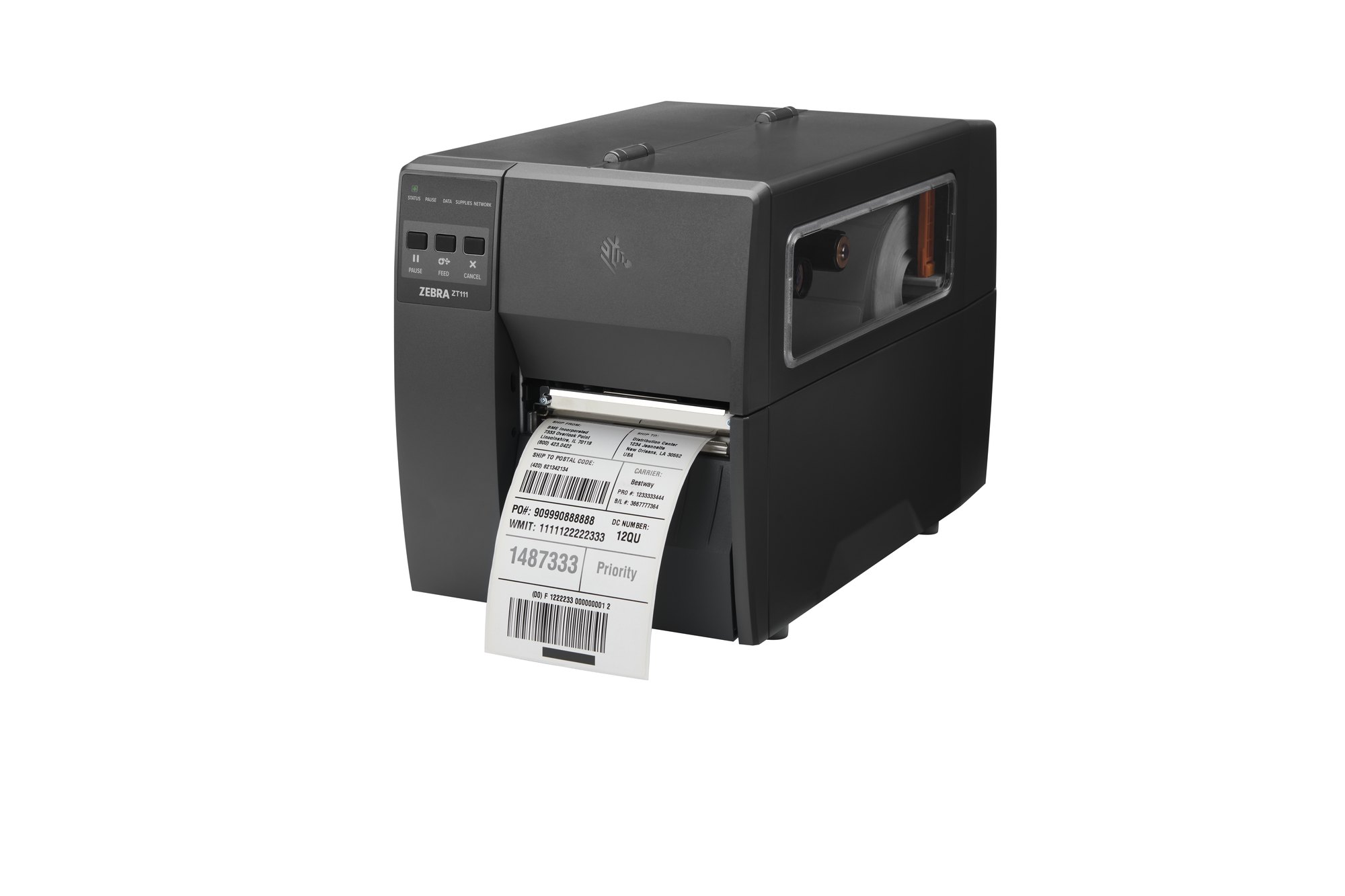 TT PRINTER ZT111 4INT 203 DPI TEAR US CORD USB SERIAL