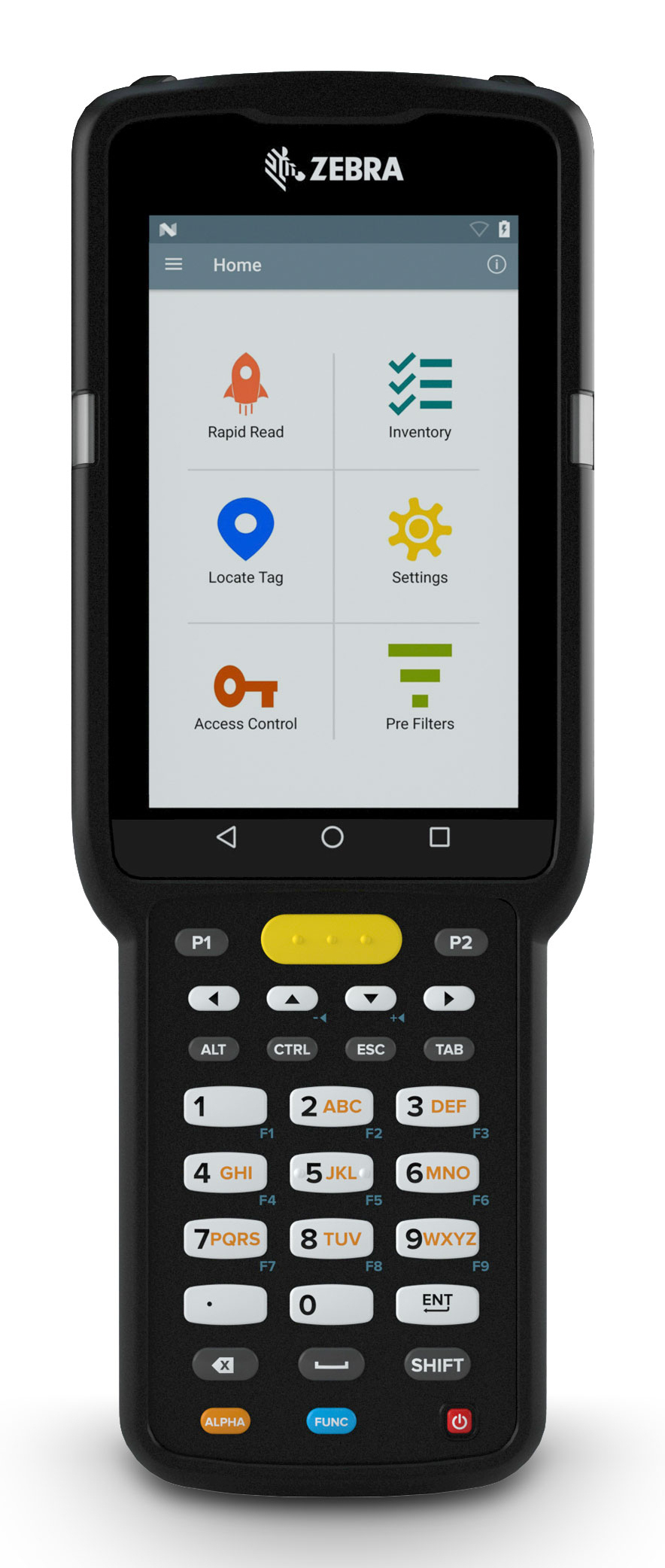 ZEBRA MC3390XR UHF RFID GUN 2D 47 KEY GMS 4GB RAM/32GB ROM