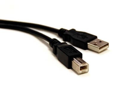 CABLE USB V2.0 A-B 3.0 M NEGRO BROBOTIX