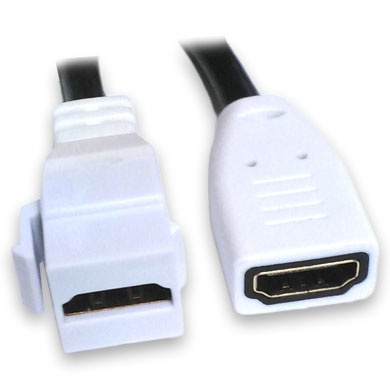 JACK HDMI TIPO HEMBRA A HEMBRA CON CABLE