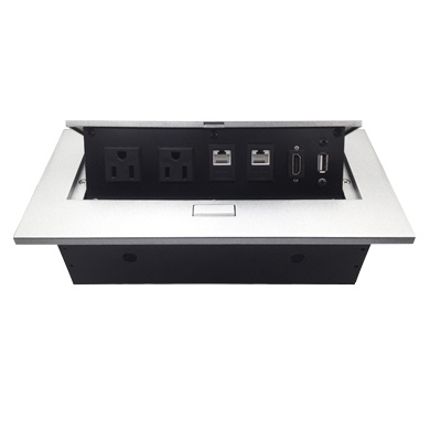 CAJA PARA MESA BROBOTIX PLATA H DMI/USB/CORR/RJ45CAT6