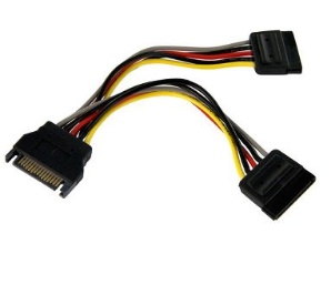 CABLE SATA PARA CORRIENTE. DOBL E A 15 CM BROBOTIX