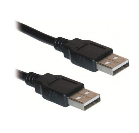 CABLE USB V2.0 A-A 1.8 M NEGRO BROBOTIX